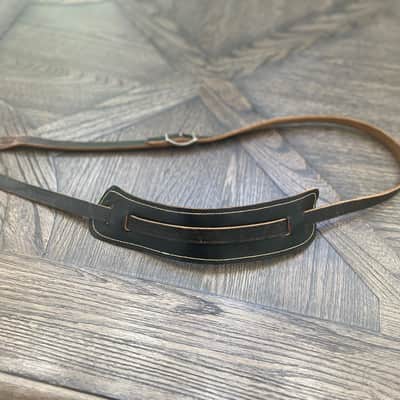 Vintage original late 1950s - 1960's Fender Leather Guitar strap image 1
