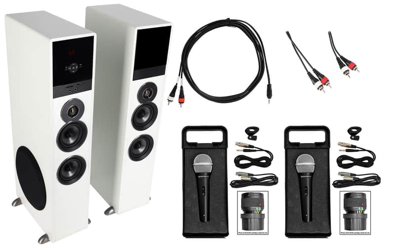 Rockville All-in-one Bluetooth Home Theater/Karaoke Machine System+Microphones image 1
