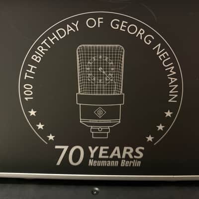 Neumann U 87 24k Gold 70th Anniversary 1998 NOS all original packaging! RARE! image 4