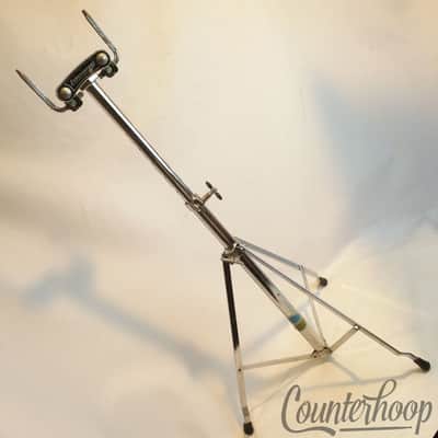 *Ludwig Double Tom Drum Mounts Stand Holder Vintage 70s L-Arm Posts Chrome USA* image 1
