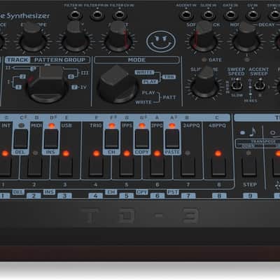 Behringer TD-3-MO-BK Modded Out Analogue Bass Synthesizer image 4