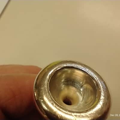 BACH MOUNT VERNON 10 1/2 C CORNET MOUTHPIECE 1950S - SILVERPLATE image 2