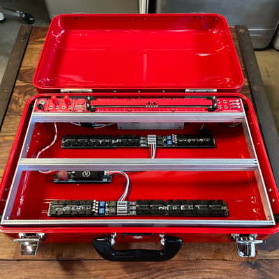 BPNYC ZERO Halliburton Eurorack Modular Travel Case 7U w/Pulp Logic 1Us "REDRUM" image 5