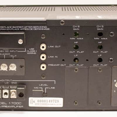 Altec Lansing 1700C 6-Channel Mixer Preamplifier with Compressor / Limiter Rack image 4