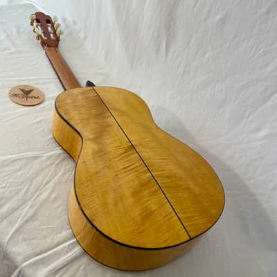 K Yairi KY CYTM (2024) 6156. Masterworks. Classical Parlour, Flamed Maple, Handmade in Japan.Dominic Miller's favourite guitar. image 3
