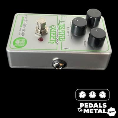 Electro-Harmonix / JHS Nano Lizard Queen Octave Fuzz 2023 - Present - Silver / Green  X12637 image 3