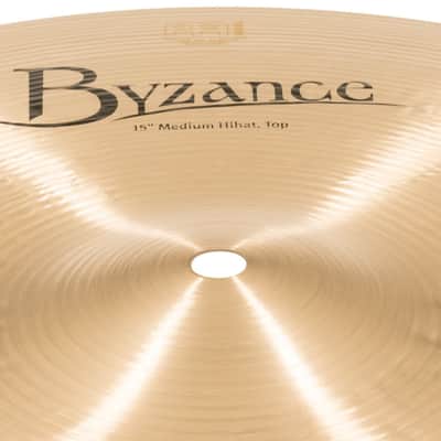 Meinl Byzance Traditional Medium Hi Hat Cymbals 15" image 3