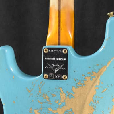 Mint Fender Limited Edition '58 Stratocaster Heavy Relic - Super Faded Aged Taos Turquoise image 11