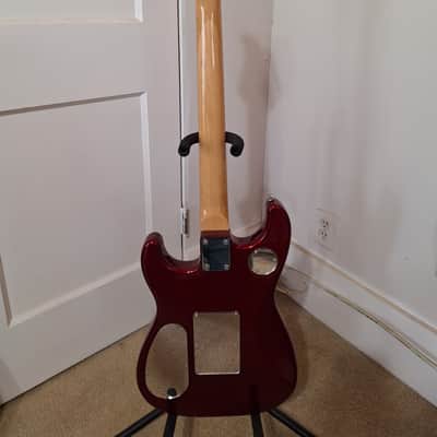 Sawtooth ES Hybrid Stratocaster 2000's - Gloss Metalic Red image 4