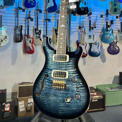 PRS Custom 2408 Semi Hollow 40th Anniversary 2025 - Faded Whale Blue Smokeburst, Signature Dealer, Free Ship, FREE PLEK 313 image 6