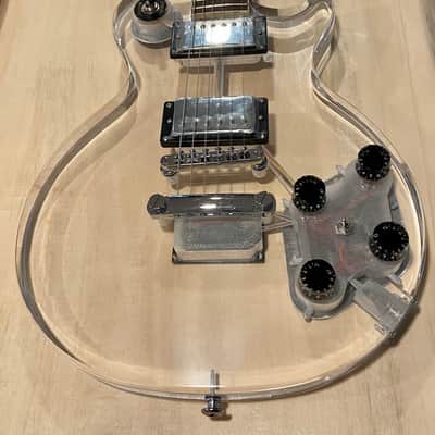 Unbranded Crystal Clear Acrylic Lucite Les Paul Clear image 2