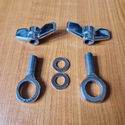 Ddrum 4, 4SE,  2x Eye Bolt with Wing Nut for tom Cast Precision Series image 3
