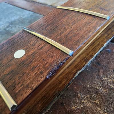 Fender strat neck MIM Deluxe 60th Anniversary 2006 - rosewood/gold image 10