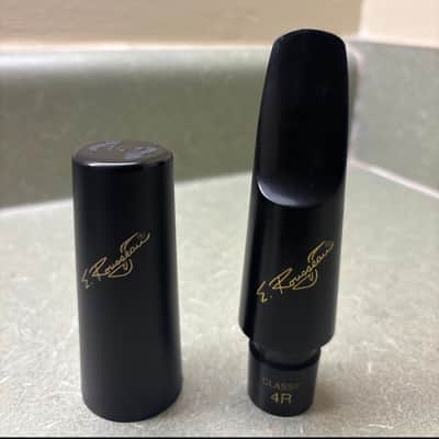 E. Rousseau 4R Classic Baritone Saxophone Mouthpiece - Black Hard Rubber image 2