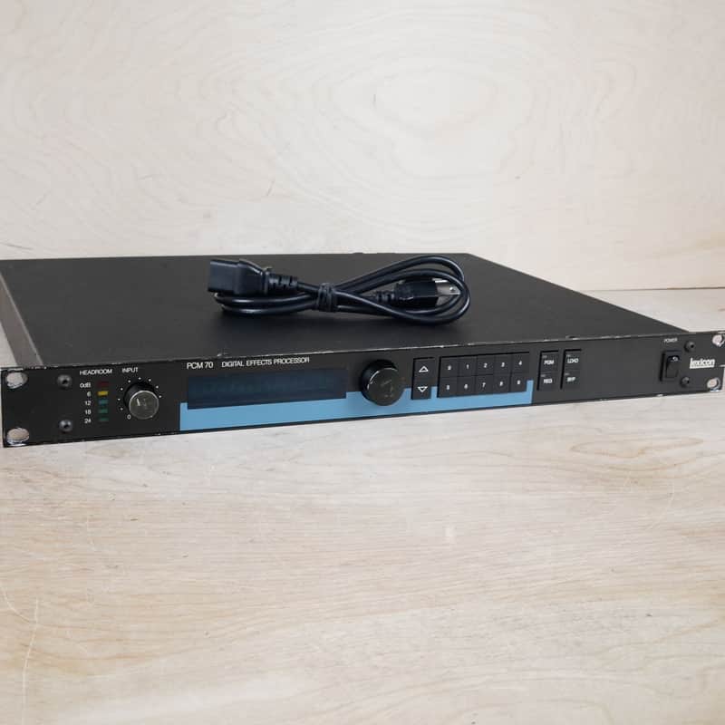 Lexicon PCM 70 Digital Effects Processor 1980s Vintage USA Outboard w/ Power Cable image 1