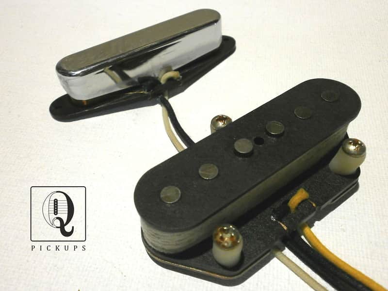 Telecaster Pickups Relic SET 1955 - 59 Aged Tele Vintage Correct Hand Wound by Q 56 57 58 59 image 1
