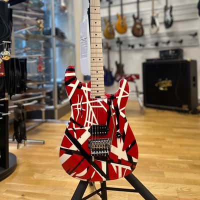 EVH Striped Series Electric Guitar 2013 - Present - Red/Black/White image 1