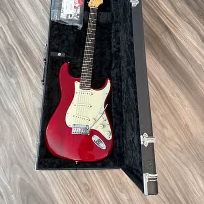 Fender American Deluxe Stratocaster with Rosewood Fretboard 2002 - 2003 - Aged Cherry Burst image 1