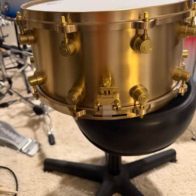 DW MFG True Cast Bell Bronze 7x14" Snare Drum image 2