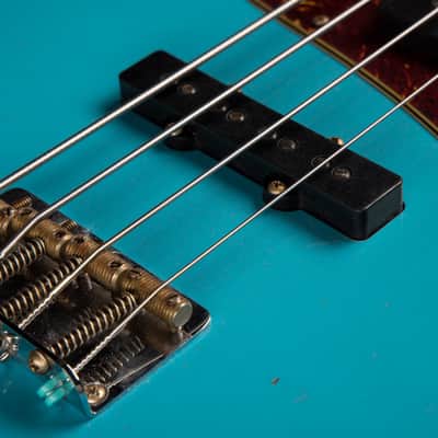 2024 - Fender Custom Shop 1964 Jazz Bass Journeyman Relic P/J - Taos Turquoise image 14