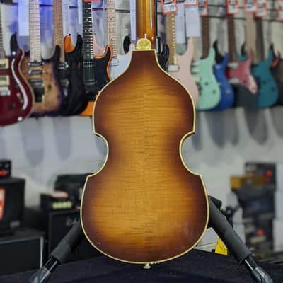 Hofner H500/1-61L-RLC-0 1961 RELIC Vintage Aged Lefty Violin Bass Sunburst *FREE PLEK WITH PURCHASE*! image 7