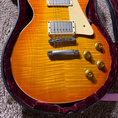 Gibson 2001 Custom Shop Class 5 Les Paul - Tangerine Burst image 13