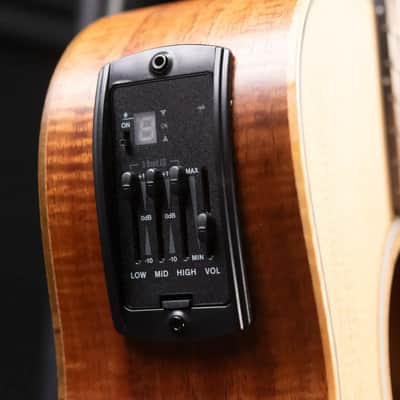 Taylor GS Mini-e LTD Acoustic/Electric Guitar - Figured Koa with Gig Bag image 13