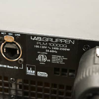 Lab Gruppen PLM 10000Q Powered Loudspeaker Management System CG0104H image 11