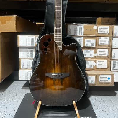 Ovation Applause AE44II Elite, Mid-depth Acoustic-Electric Guitar - Vintage Varnish w/ Gig Bag image 1