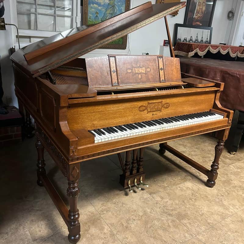 Weber NY Mahogany Baby Grand Piano 6' image 1