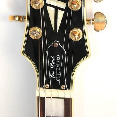 2015 Epiphone Les Paul Custom Pro • Ebony • Gibson Gig Bag image 9