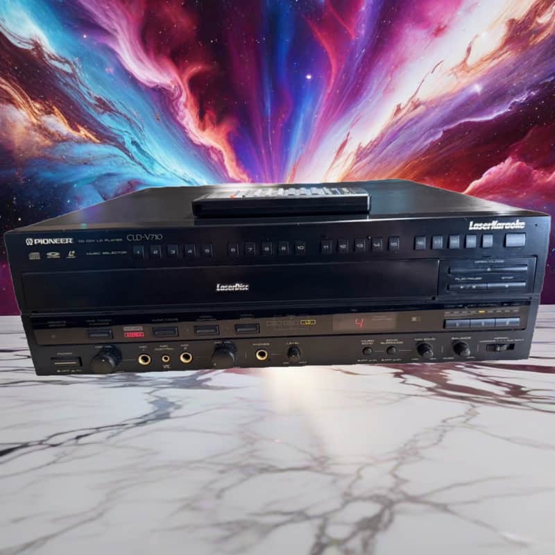 Pioneer CLD-V710 Laserdisc Karaoke Tested Works Cleaned Excellent Shape W/Remote Bild 1