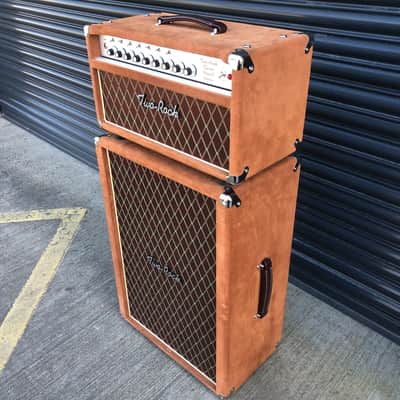 Two Rock Classic Reverb Signature Head and 2x12 Vertical cabinet 2020s - Brown Suede image 18