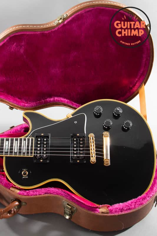 1989 Gibson Les Paul Custom Black Beauty Ebony w/ OHSC image 1
