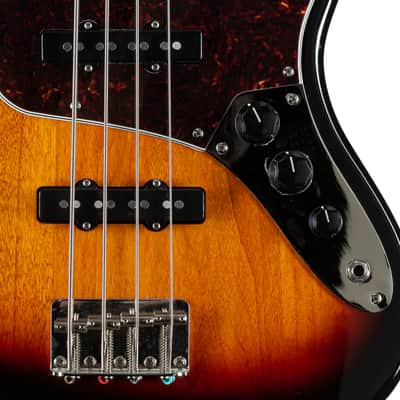Squier Classic Vibe '60s FL Jazz Bass (3-Colour Sunburst) - 4-String Electric Bass image 8
