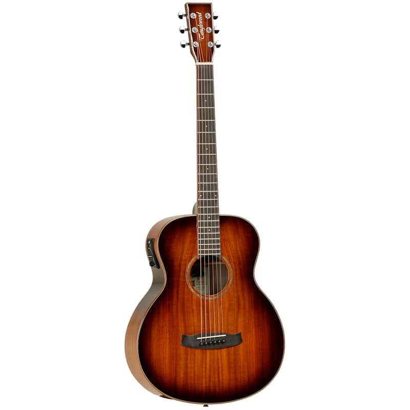 Tanglewood TW-MINI-E Koa Winterleaf Exotic Travel with Electronics image 1