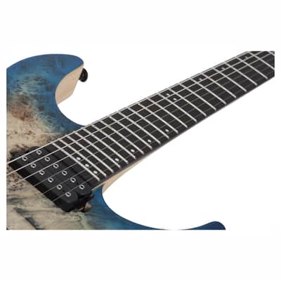 Schecter Reaper-6 Electric Guitar, Satin Sky Burst image 4