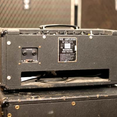 Vox AC50 head 1974 - Black basketweave image 4