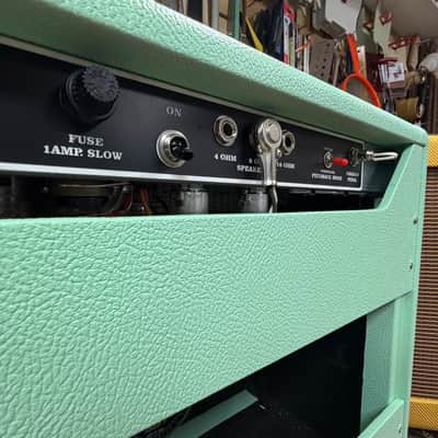 GVT  Vibro Tone JR Handwired NOS Guitar amplifier blackface 1964 / Surf Green Vibro champ  AA764 image 7