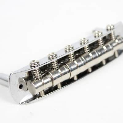 1977 Vintage Fender Mustang/Jaguar/Jazzmaster Bridge ~CLEAN~ Chrome USA 1970s image 2