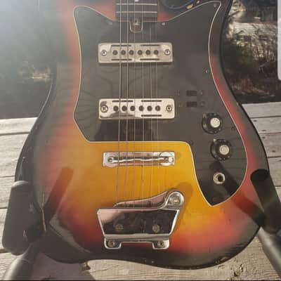 Vintage Kay Teisco ET-200 Guitar w/ Black Foil Pups 1960's image 1