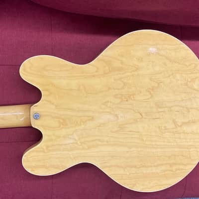 Epiphone Dot Semi Hollow Body 1997 - Natural w/ Case Made in Korea image 13