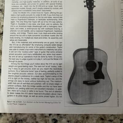 Taylor Price List & Catalog 1993 Dan Crary Koa 900 800 700 600 500 image 18