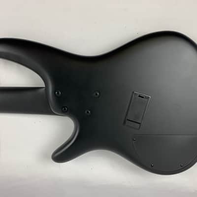 Ibanez SRMS625EX Iron Label Multi-Scale 5-String Bass Guitar Black Flat B-Stock image 20
