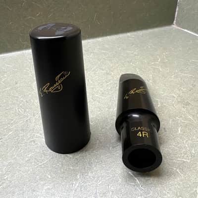 E. Rousseau 4R Classic Baritone Saxophone Mouthpiece - Black Hard Rubber image 6