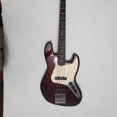 Squier Jazz bass 2002/2021 - Maroon image 1