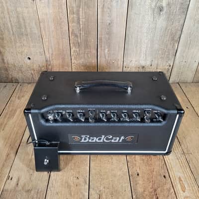 Bad Cat Hot Cat 30R Player Series Head 2017 Mint w/ Footswitch & Studio Slips Cover- Black image 2