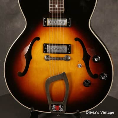 Hagstrom Viking Hollow Body  1960s Sunburst image 1