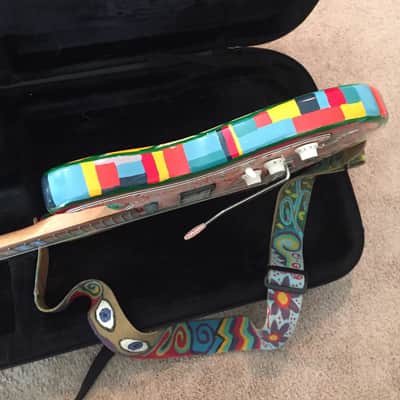 Fender stratocaster Custom Psychedelic Finish image 7