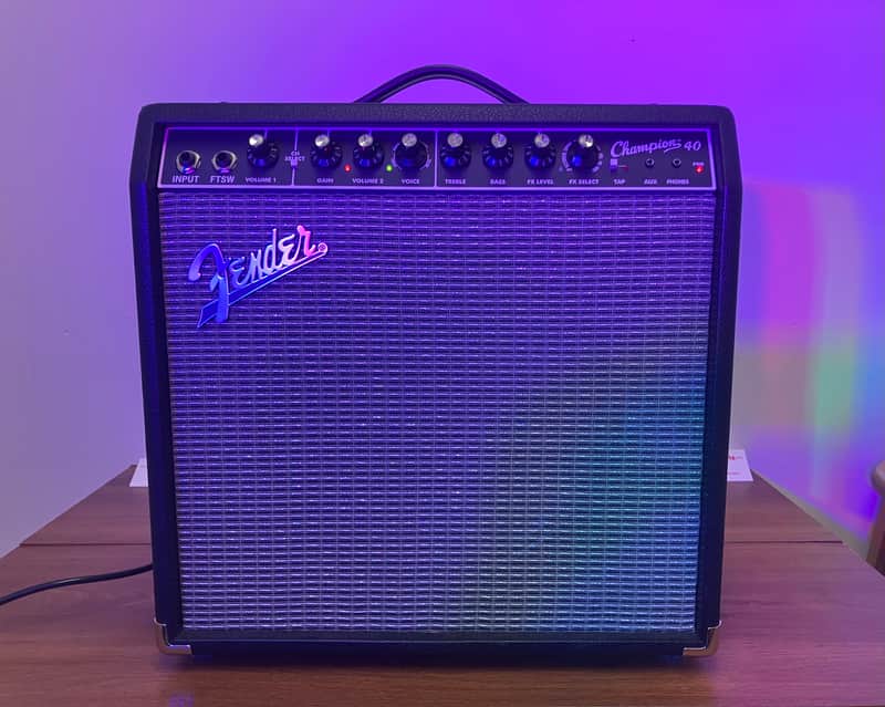 Fender Champion 40 2-Channel 40-Watt 1x12" Guitar Practice Amp 2013 - 2024 - Black image 1